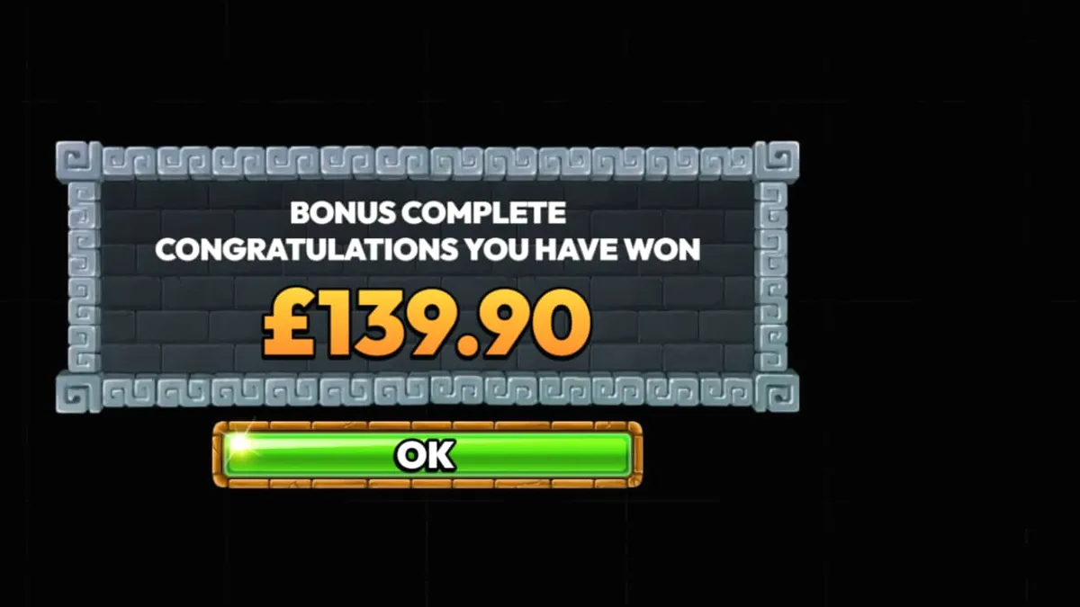 Sonny Rider & The Crystal Chambers slot game interface showing Aztec temple background